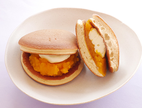 熊谷小麦のどら焼き・パンプキン塩バター