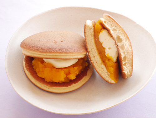 熊谷小麦のどら焼き・パンプキン塩バター